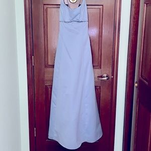 Beautiful light blue formal dress in new condition- perfect for weddings/ proms